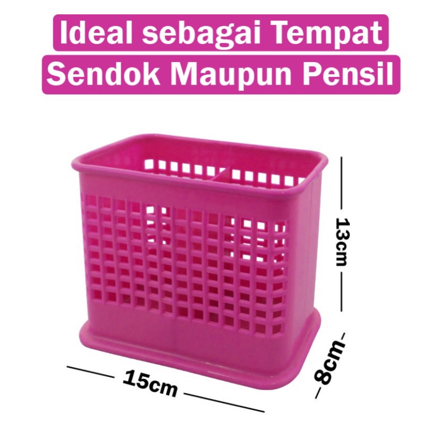 ( BISA COD ) PROMO SHINPO SIP 315 SPECIAL CUTLERY CASE / TEMPAT SENDOK PLASTIK 2 SEKAT / TEMPAK SENDOK SERBAGUNA / TEMPAT ALAT TULIS / TEMPAT STATIONERY / TEMPAT SENDOK PLASTIK / TEMPAT GARPU