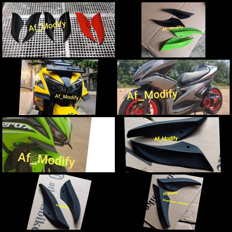 Winglet Moto GP untuk AEROX 155 winglet New Model
