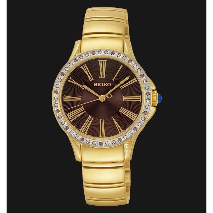 jam tangan wanita Seiko original SRZ444P1 (edifice quicksilver ac gc)