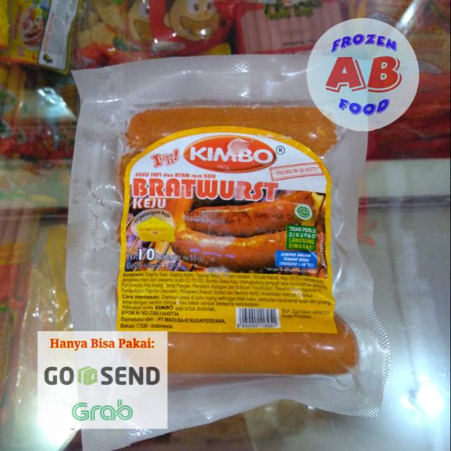 Jual Kimbo Bratwurst Keju Batang Gram Kimbo Sosis Sapi Keju Gram Sosis Sapi Ayam Keju