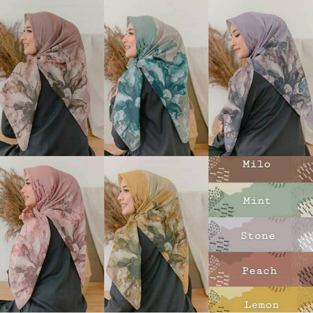 SALE LOUISALUNA KS Kalla scarf premium voal scarf