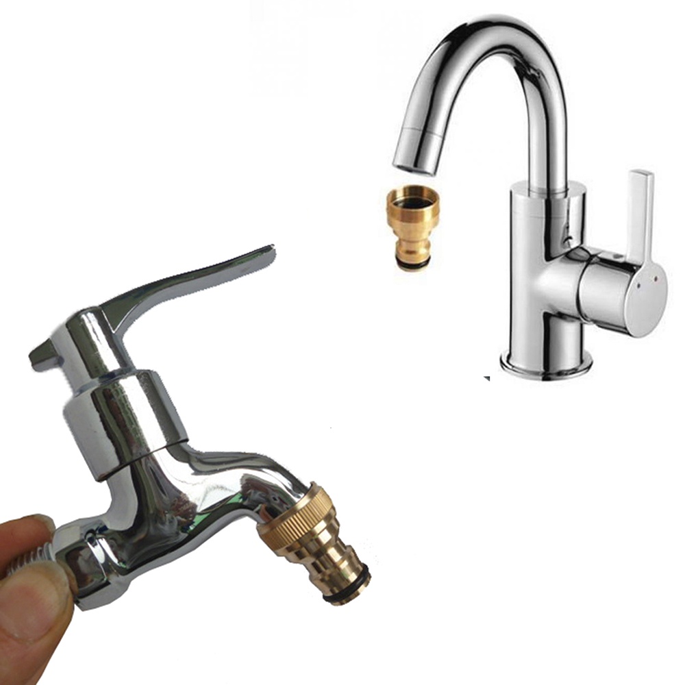 REBUY Brass Quick Connector Garden Watering Equipment Adaptor Tap Tube Pipe Spray Hose Nozzle