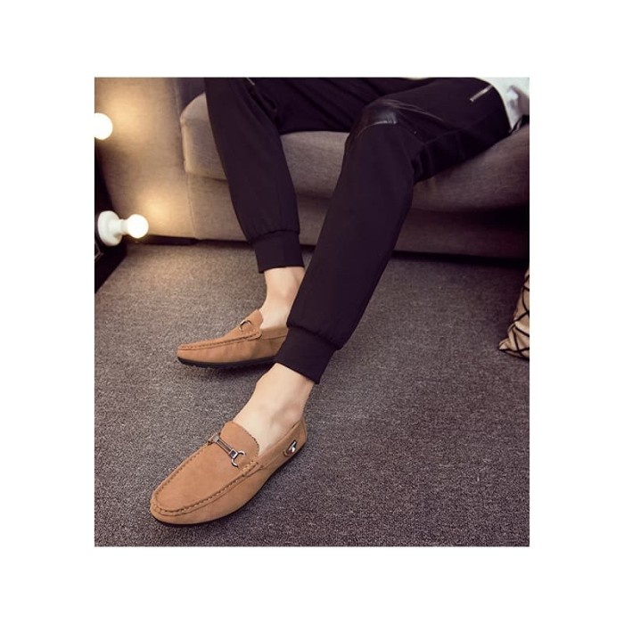 Coklat Import - Sepatu/Slipon/Kulit/Coklat/Pria/Import/Premium