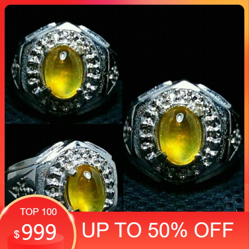 BATU PERMATA YELLOW SAPPHIRE ASLI NATURAL