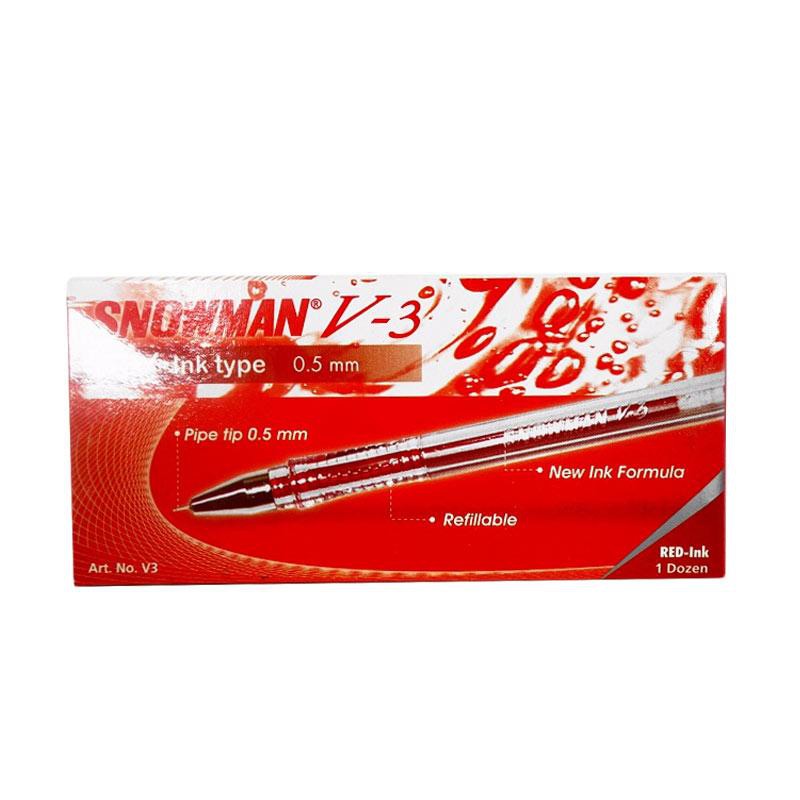 

PULPEN SNOWMAN V3 Merah /Biru/ Hitam