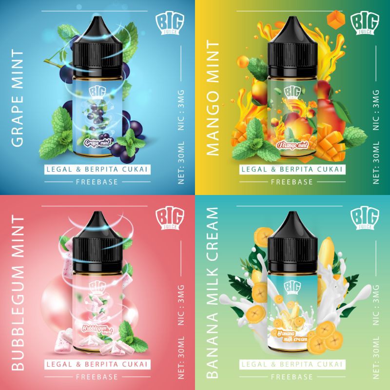 Liquids Big Juice  3mg 30ml