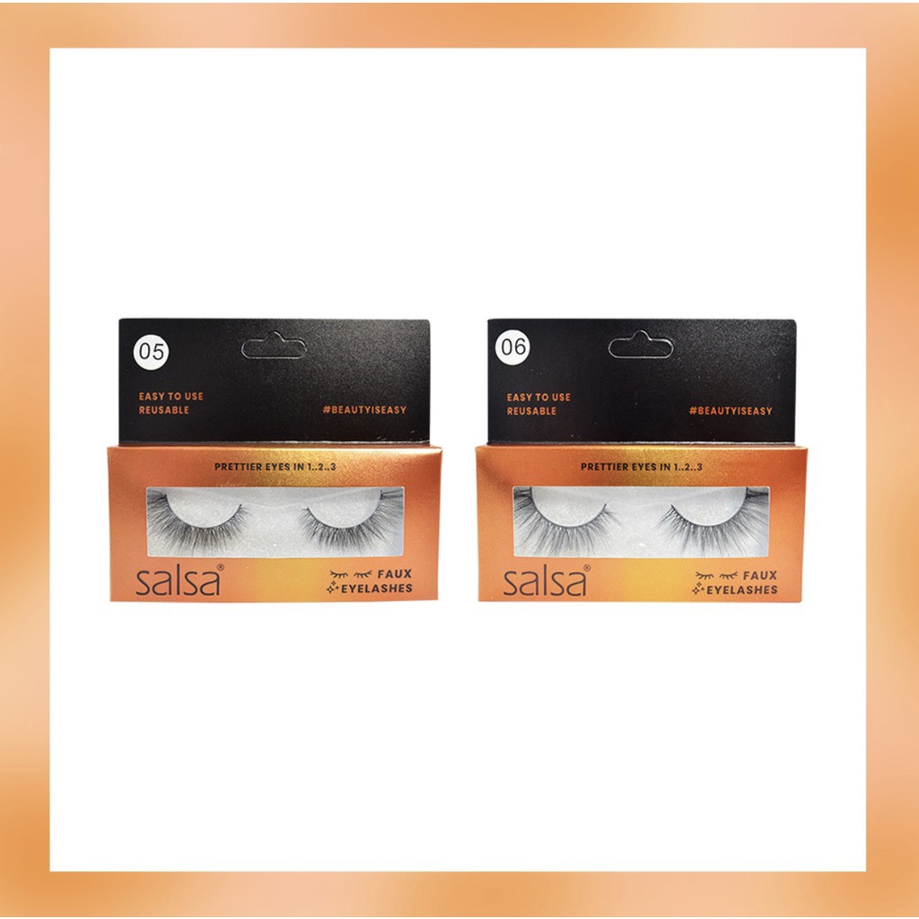 SALSA Faux Eyelashes - Bulu Mata Palsu Natural Fake Eyelash