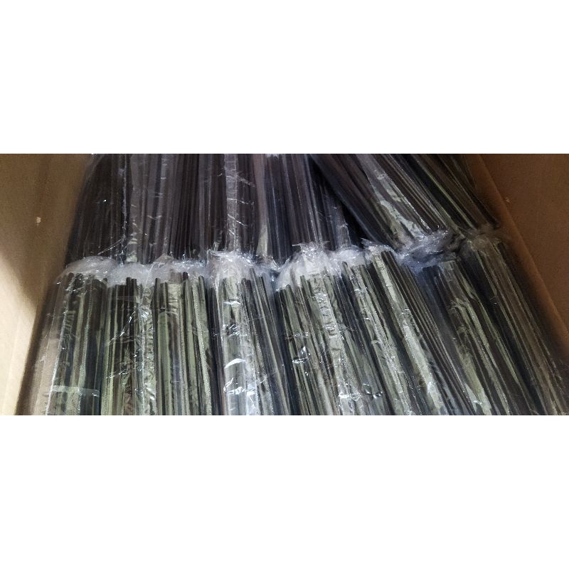 sedotan steril hitam uk 6 mm isi 250 pcs