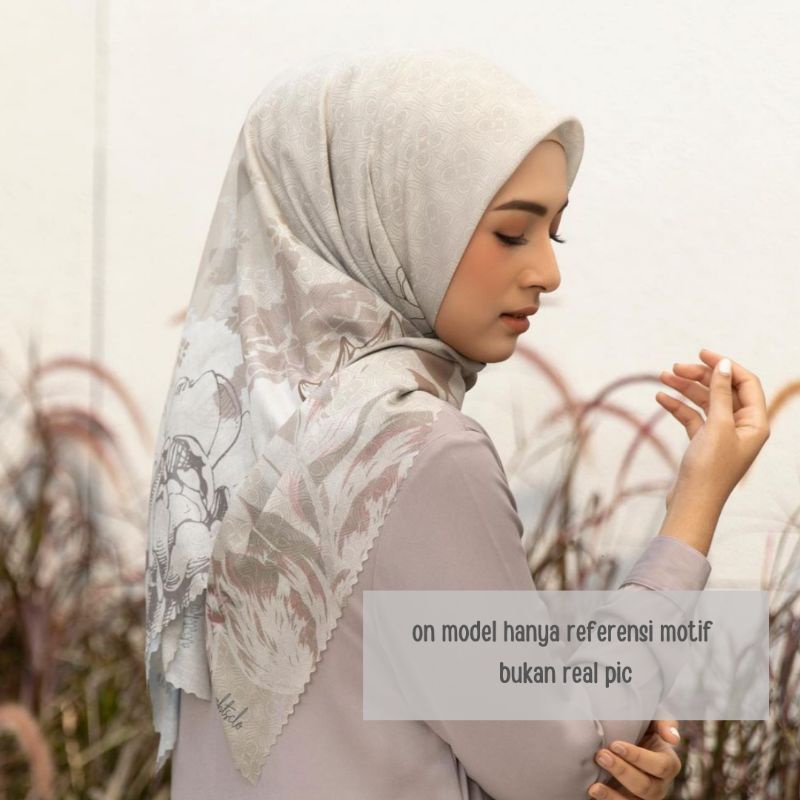 KERUDUNG VOAL SEGI EMPAT FLOWER BLOOM SERIES