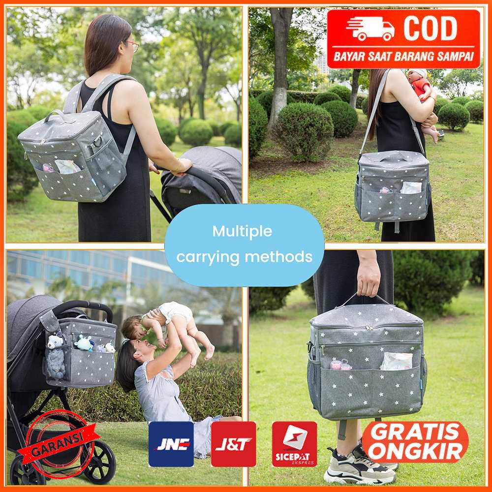 Tas Ransel Ibu Botol Susu Bayi Diapers Stroller Bag A28160