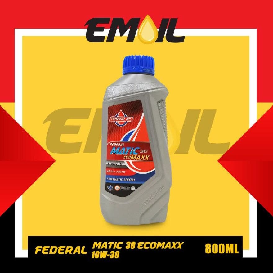 OLI FEDERAL MATIC 30 ECO MAXX API SL- JADO MB SAE 10W-30 ISI 800ML