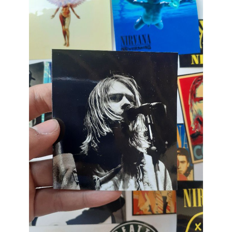 STICKER PACK NIRVANA SRICKER KURT COBAIN STIKER TUMBLR STIKER NIRVANA STIKER PACK