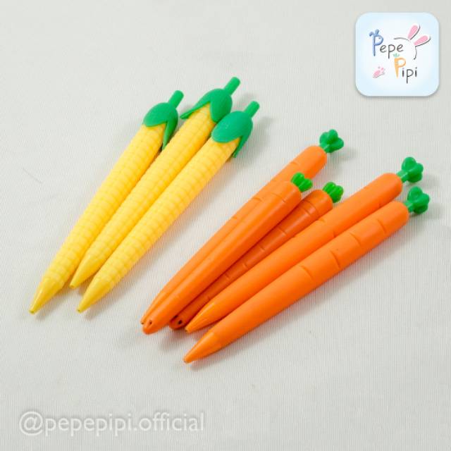 Pensil Mekanik Wortel Jagung Kaktus - Pencil Carot Corn Cactus Cetek