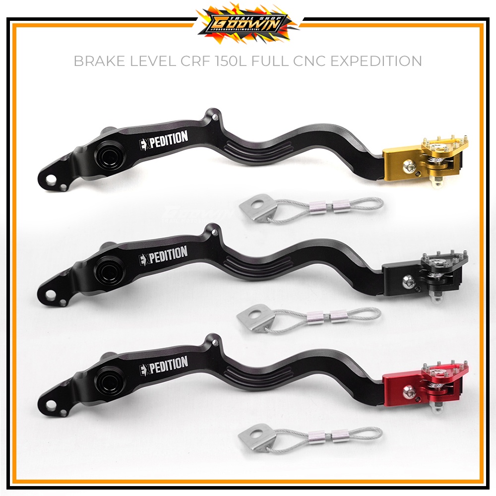 Brake Level Tuas Rem Pijakan Kaki Lipat EXPEDITION / SCARLET MX 2182 CRF 150L / KLX 150 2183 / WR 155 Full CNC