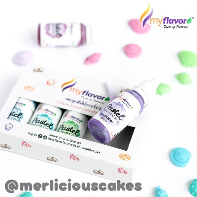 

My Flavor Secret Garden Pastel Gel Food Color Set Food Colour ---NEW---