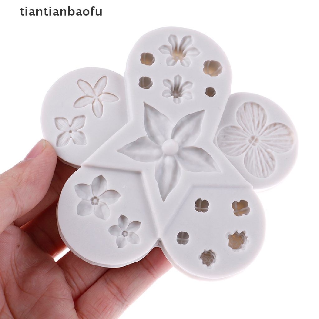 [tiantianbaofu] Flower silicone mold fondant mold cake decorating tool chocolate gumpaste mold Boutique