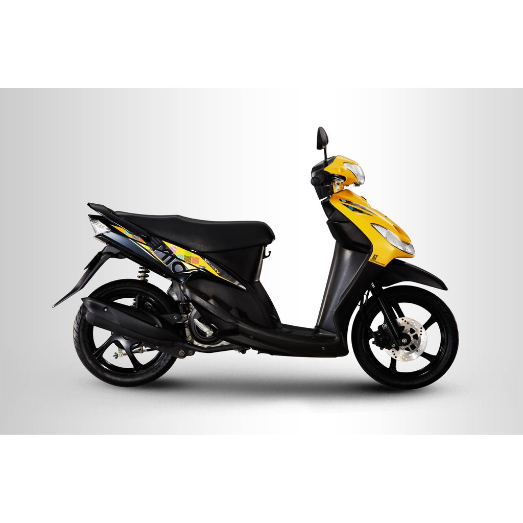 Cover Knalpot Yamaha Mio Sporty Presisi Hitam