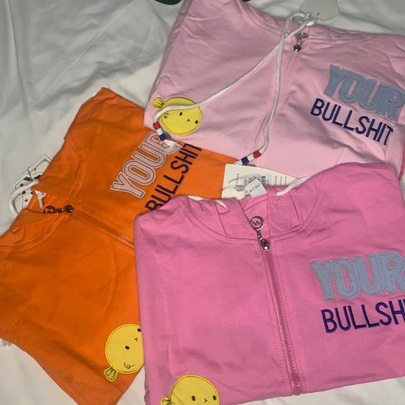 JACKET ANAK CEWEK MOTIF KUCING BALON MODEL KOREA BAHAN PREMIUM BAJU ANAK CEWEK