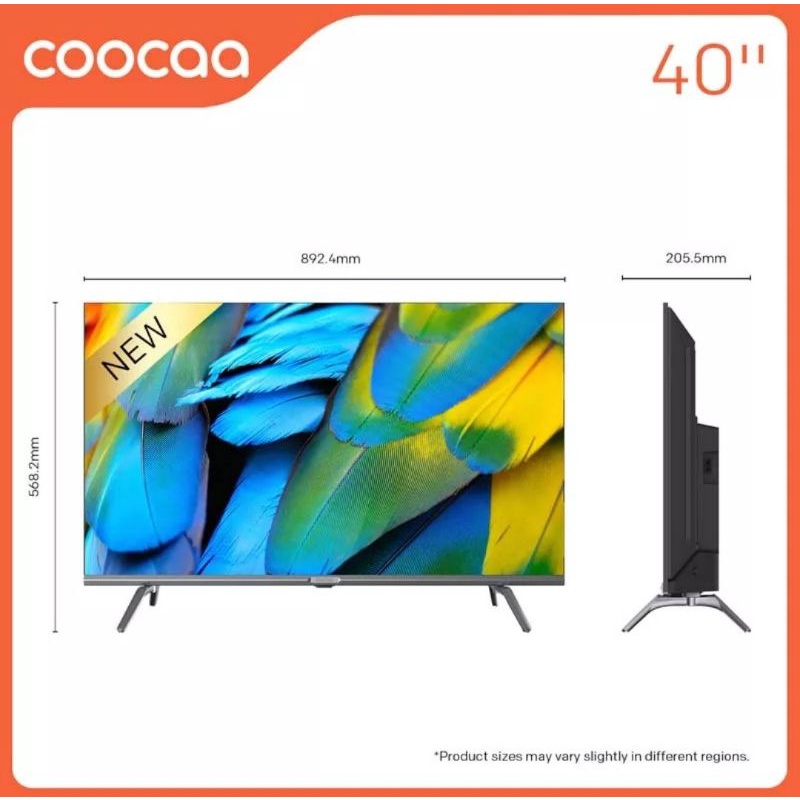 Coocaa LED TV 40S7G android 11 Digital TV 40 inch 5G Wifi HDR 10