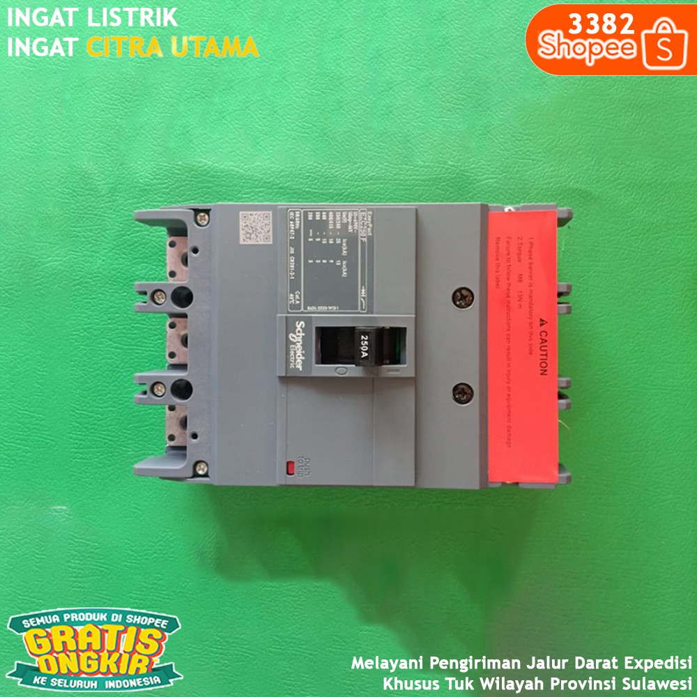 MCCB EZC250F 250A K3382
