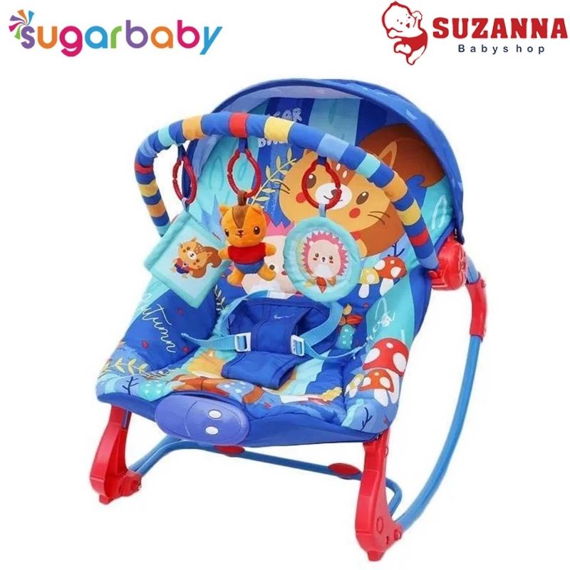 SUGAR BABY ROCKING 10IN1 SB-WOODEN FOLKS RCK30006