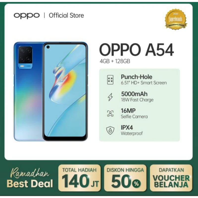 oppo A54 4/128// oppo A15s 4/64 | Shopee Indonesia