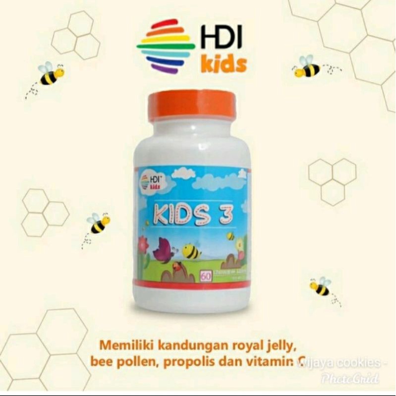 KIDS 3 (60 TABLET) 100% HDI ORIGINAL