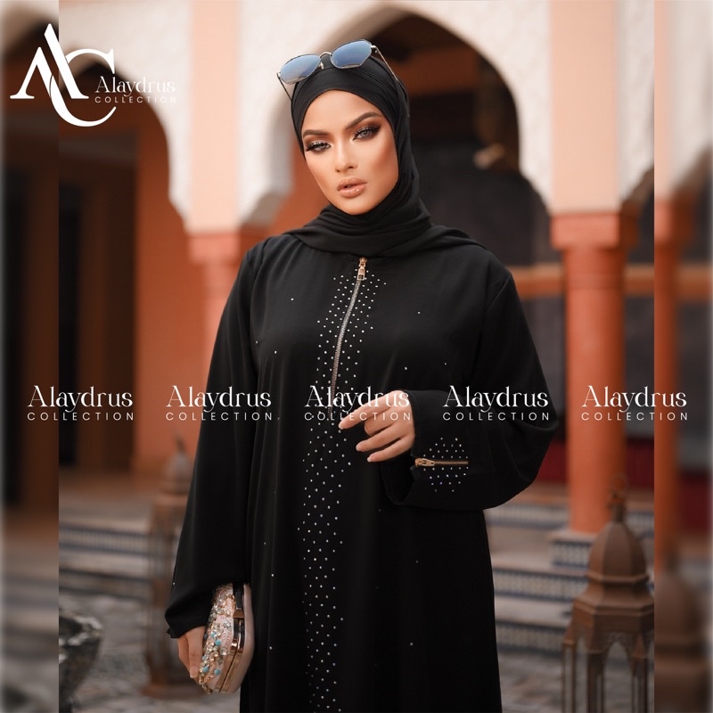 New Abaya Dress Maxi Arab Saudi Bordir Zephy Turki Umroh Dubai Turkey By AlaydrusCollection 412