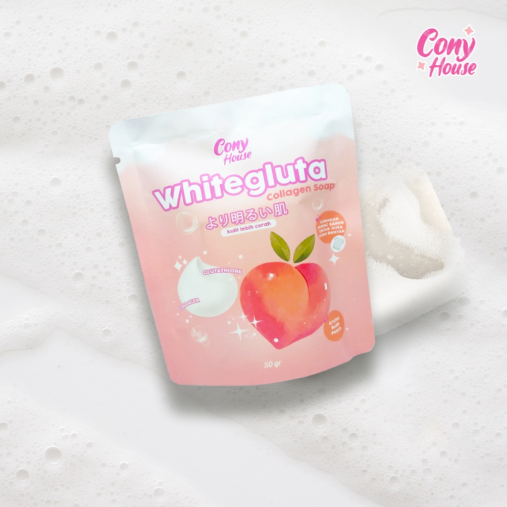 Sabun Collagen Glutathione Whitegluta Japan Peach BPOM by Conyhouse