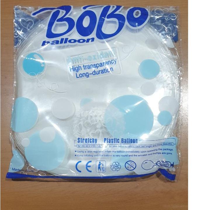 ➾ Balon bobo 20 inch balon pvc per pak isi 50 lembar / bobo biru ✵