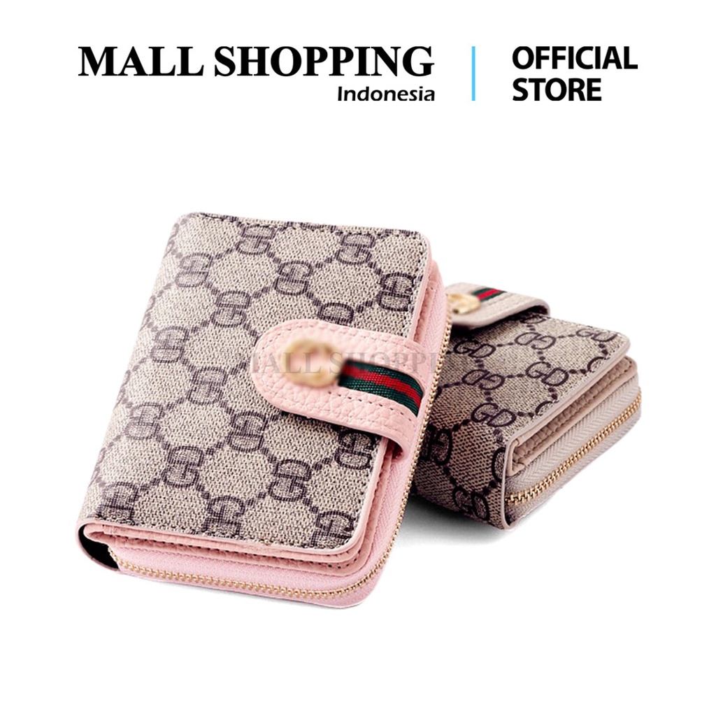 (COD) Dompet Kartu Wanita Motif GD Dompet Fashion MALL SHOPPING