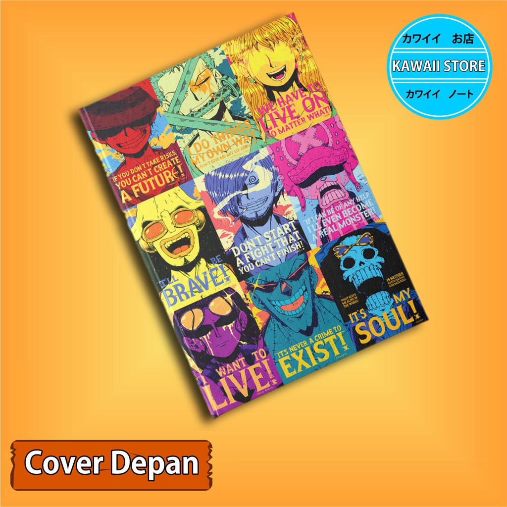 

Notebook / Pocket book Hard Cover Anime ONE PIECE SHP uk A5 & A6 / Notes Book