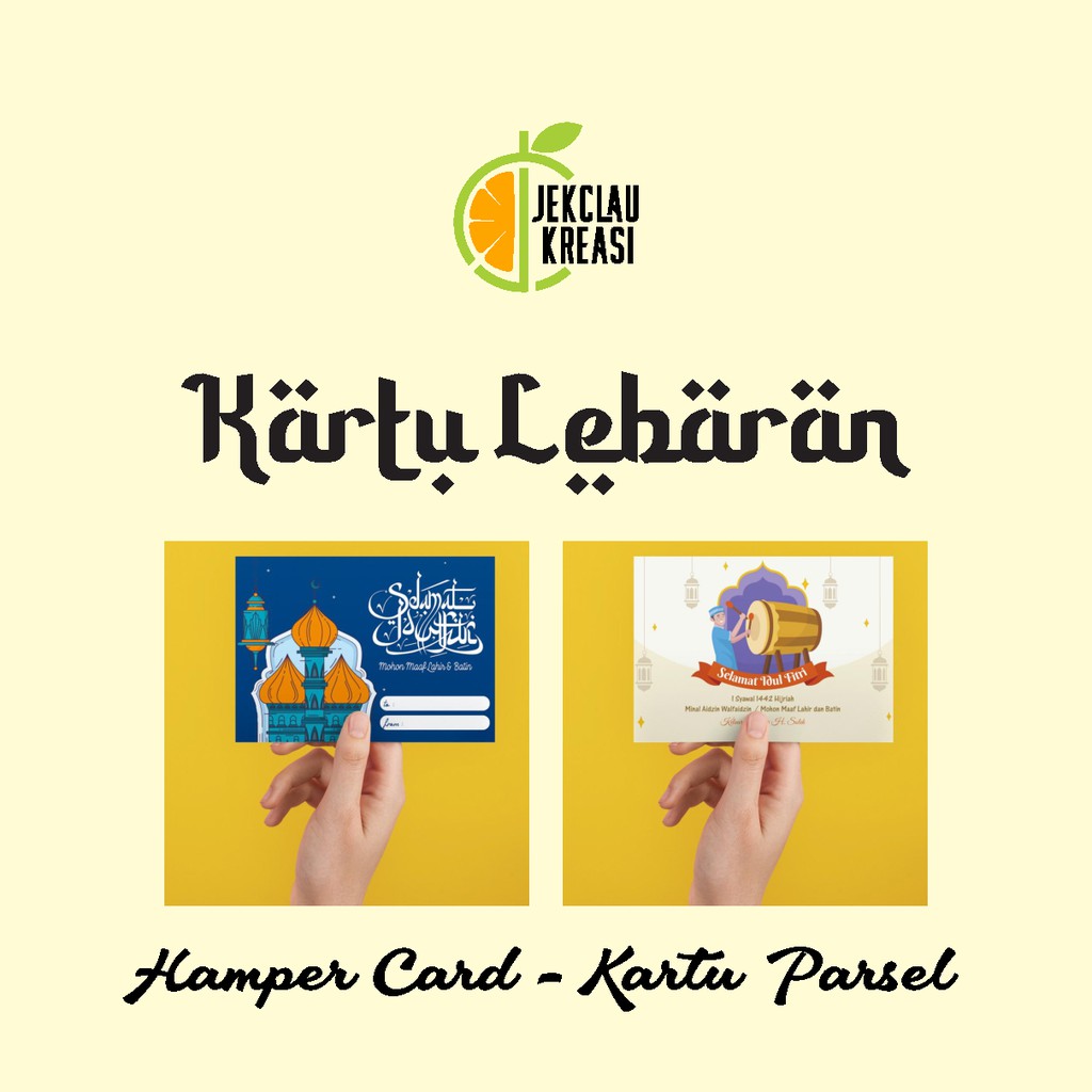 

Kartu Lebaran - Hampers Card - Kartu Parcel