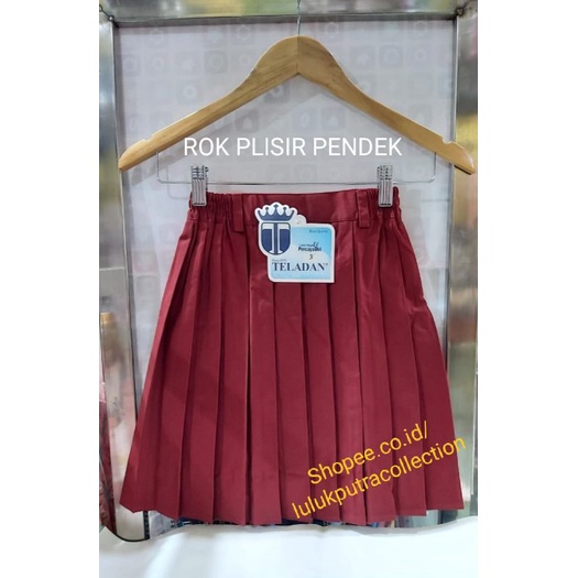 

SERAGAM TELADAN ROK PLISKET PENDEK COKLAT MERAH SD/SERAGAM SEKOLAH/SERAGAM TELADAN/ROK PLISIR MERAH PENDEK/PLISIR