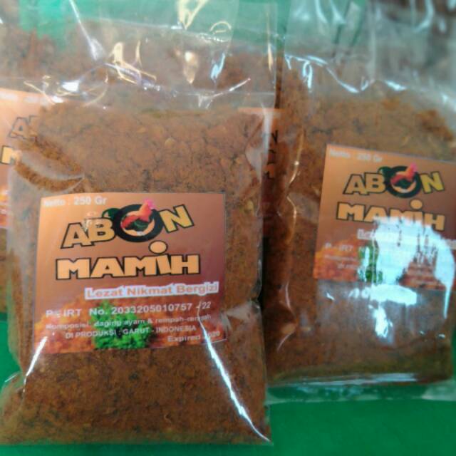 

Abon mamih dibuat dari daging ayam asli