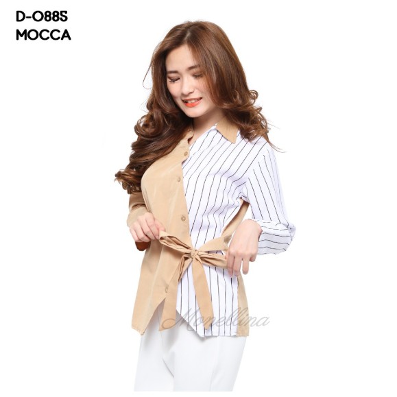 Baju Blouse Atasan Murah Wanita Kekinian D-0885 (MF)