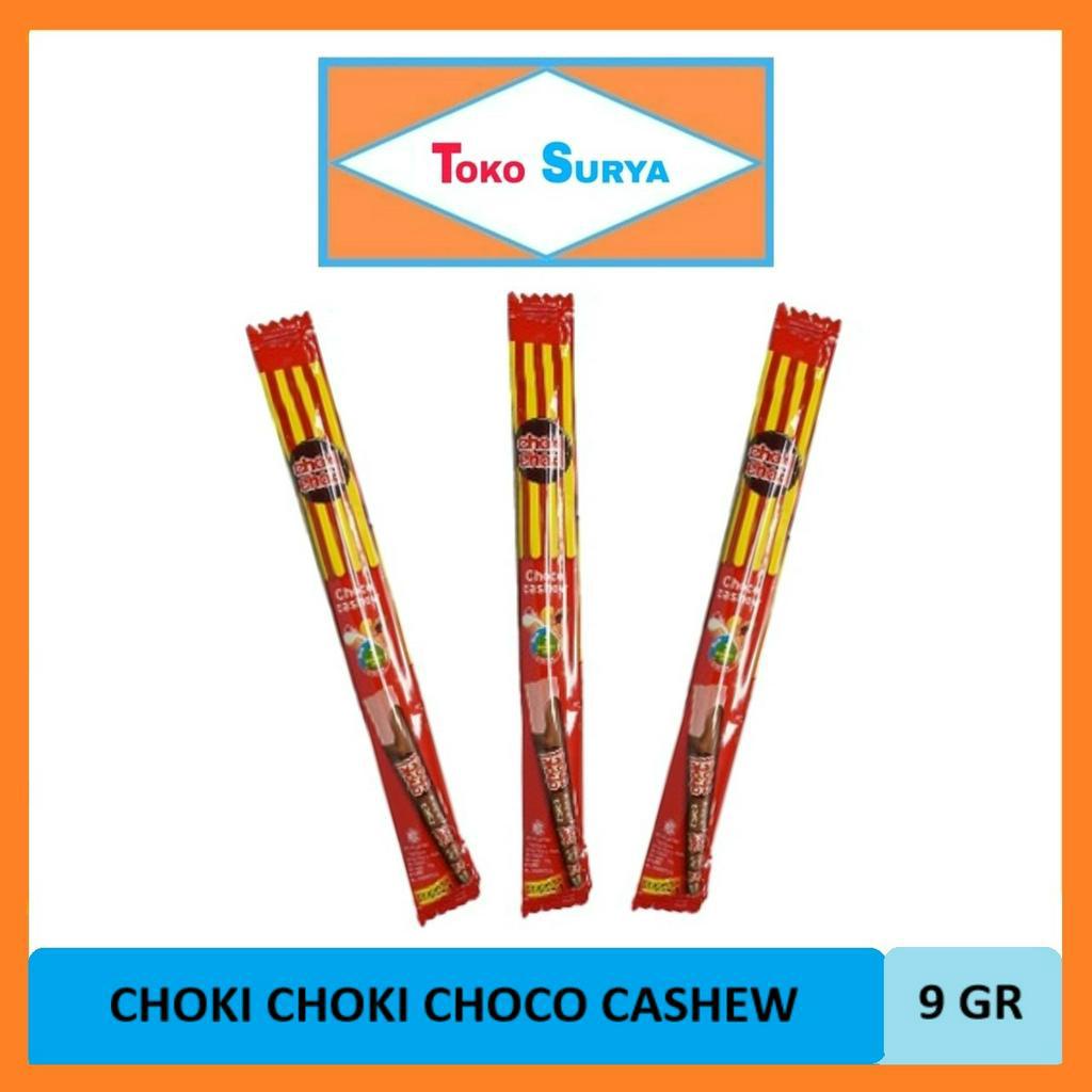 

Choki Choki Choco Cashew Pasta Cokelat Mayora 9 Gr