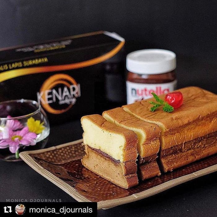 

Kue lapis surabaya Nutella by kenaricakery