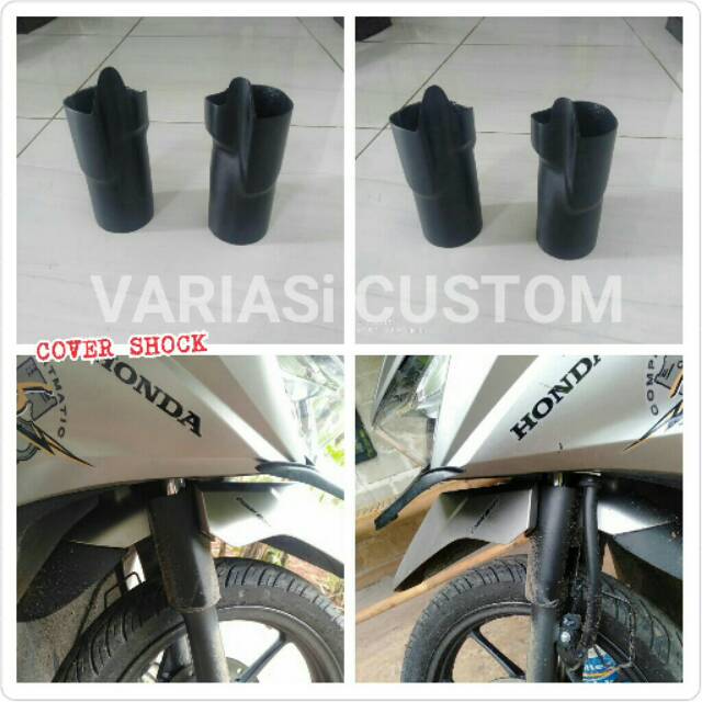 Aksesoris Variasi Cover Shock Depan beat 2020 Led