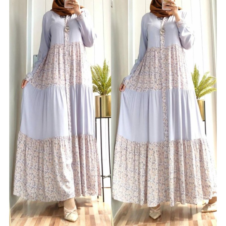 Kamila #2 Maxy, GAMIS WANITA MUSLIM CANTIK BAHAN RAYON VISCOSE IMPORT LD 104 TERMURAH