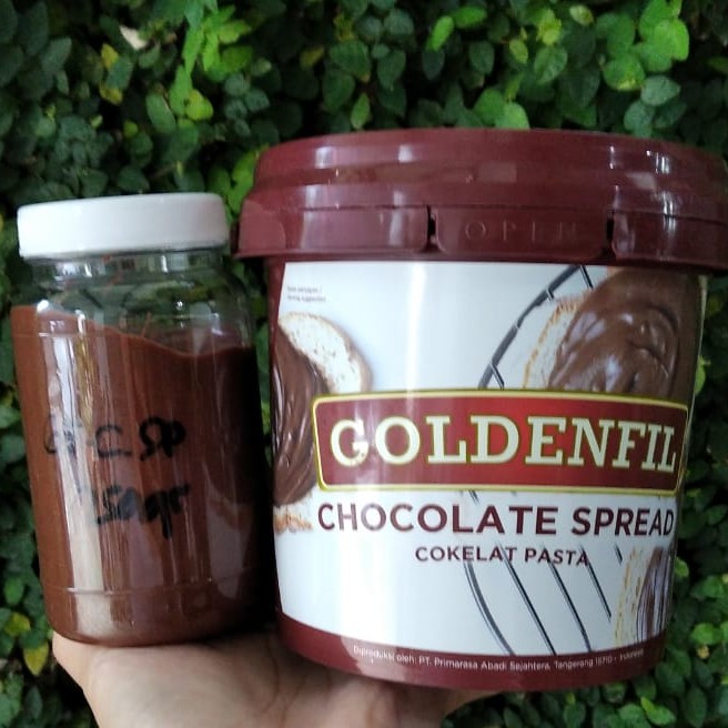 

repack Goldenfil choco Spread 250gr goldenfil choco spread 250gram repack