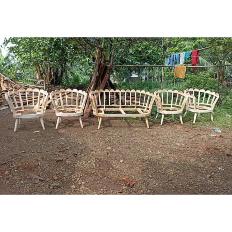 kursi pelaminan kerang /kursi pelaminan kipas /rangka kursi pelaminan /dekorasi pelaminan pengantin