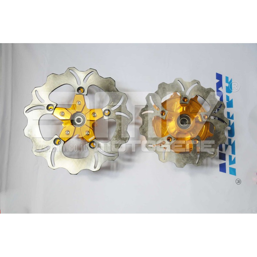 TROMOL TRUSTY BLIMBING MX KING FULL CNC GOLD + DISC BRAKE