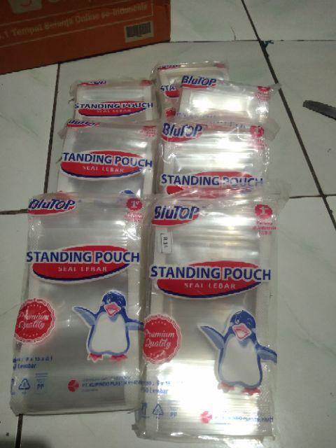 Standing Pouch Ukuran 9x15 Cm Plastik Klip Berdiri Zipper Lock