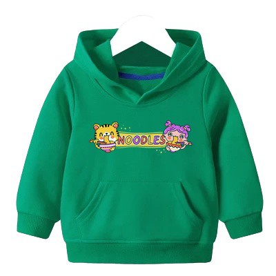 SWEATER ANAK NOODLES HOODIE FLEECE UMUR 2-6 TAHUN