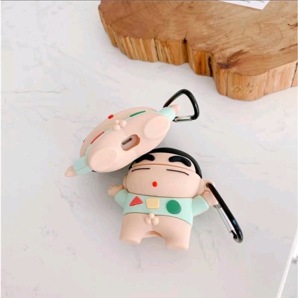 Crayon Shinchan Silicone Airpods 1 2 Airpods Pro Case cover Casing