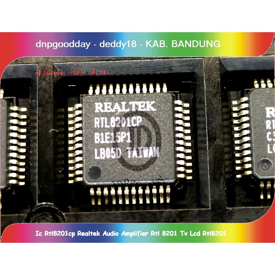 Ic Rtl8201cp Realtek Audio Amplifier Rtl 8201 Tv Lcd Rtl8201