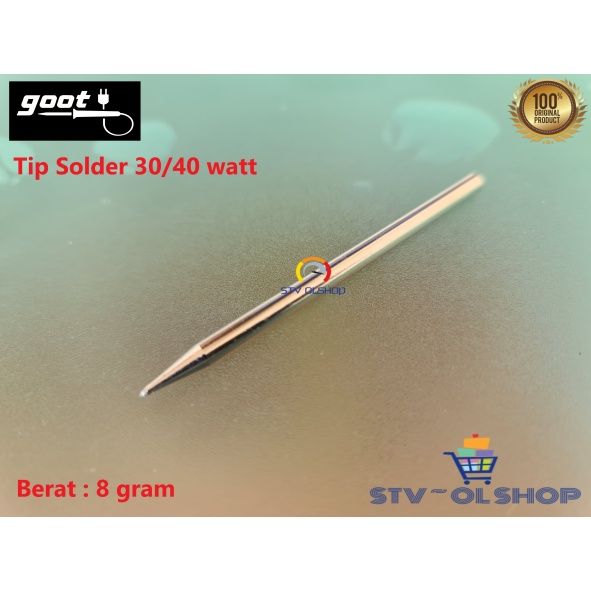 Ujung solder goot 30-40 watt / tip / bit / mata solder goot 30-40 watt