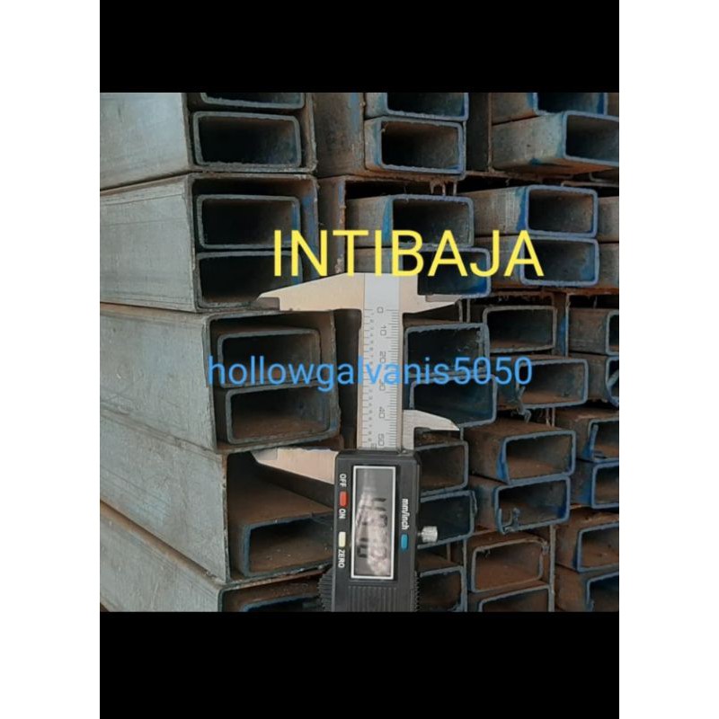 BESI HOLLOW GALVANIS 37 x 57 x 1,3mm x 6meter