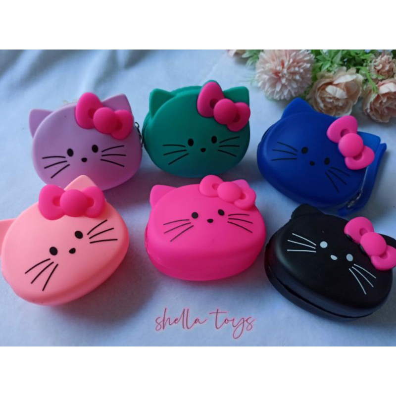 DOMPET KOIN SILIKON Hello kityy / Jelly pouch silicone